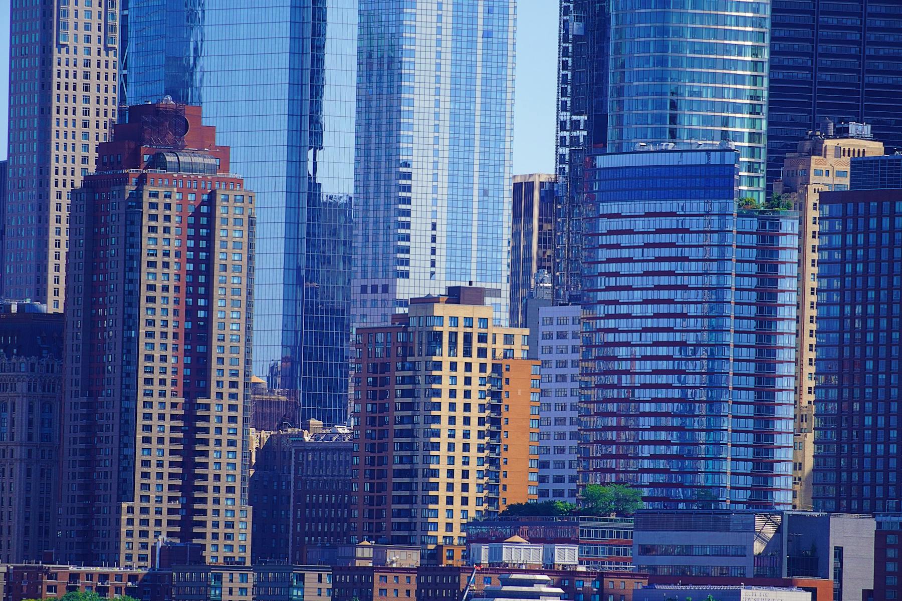 New York business district office buildings